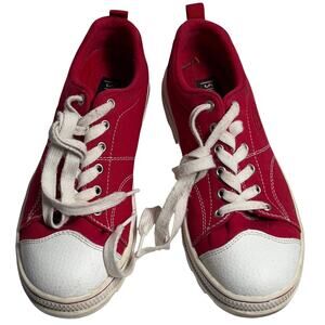 Skechers Women's Roadies Sneakers Red & White Shoes Size 7.5